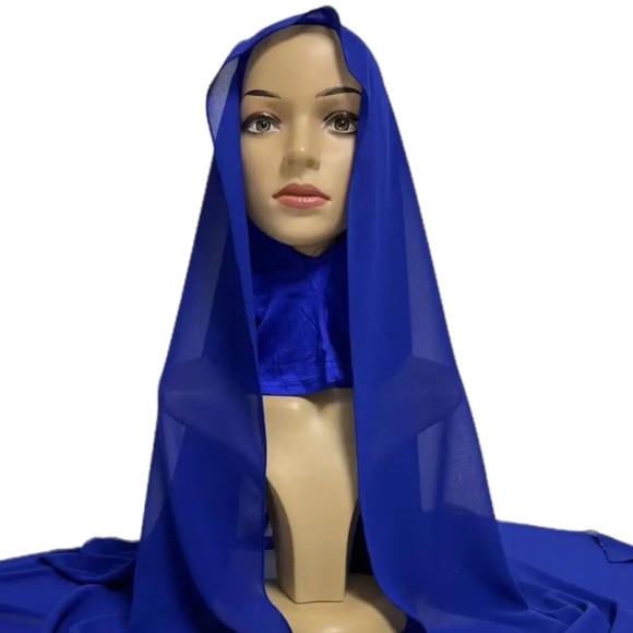 Hijab and underscarf bundle Chiffon Hijab with cotton underscarf Islamic scarf - Picture 1 of 4